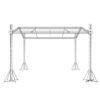 ProX 12D Stage Roofing System 30'W x 30'L x 23'H & Speaker Wings - Incl 6 Chain Hoist - Image 2