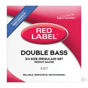 Super Sensitive 8127 Red Label Double Bass G String 3/4 Size