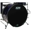 ADW Nebula 5 Piece Complete Drum Set - Blue - Image 3