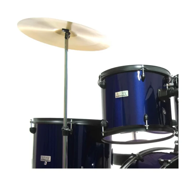 ADW Nebula 5 Piece Complete Drum Set - Blue - Image 2