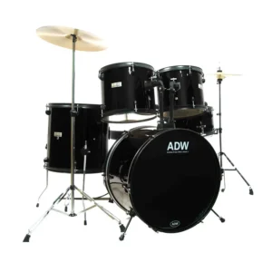 ADW Nebula5 Piece Complete Drum Set - Black