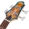 Babilon Master IV Four Strings Electric Bass in Green - Image 6