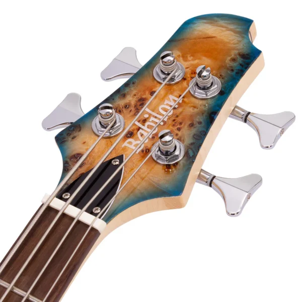 Babilon Master IV Four Strings Electric Bass in Green - Image 6