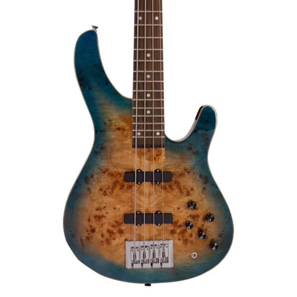 Babilon Master IV Four Strings Electric Bass in Green - Image 14