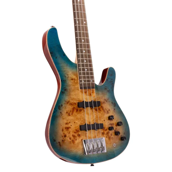 Babilon Master IV Four Strings Electric Bass in Green - Image 13