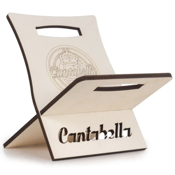 Cantabella Wooden Laser Engraved Accordion Display Stand - Image 2