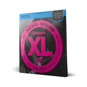 D'addario EXL170-5 Regular Light Long 5-String Bass Strings