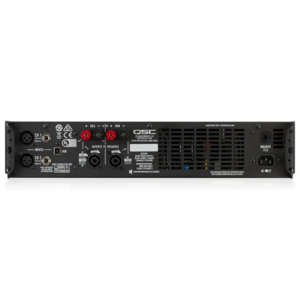 QSC GXD8 1200W 2-Channel Power Amplifier - Image 2