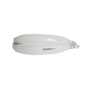 Hohner Accordion Straps White Leather and Velvet