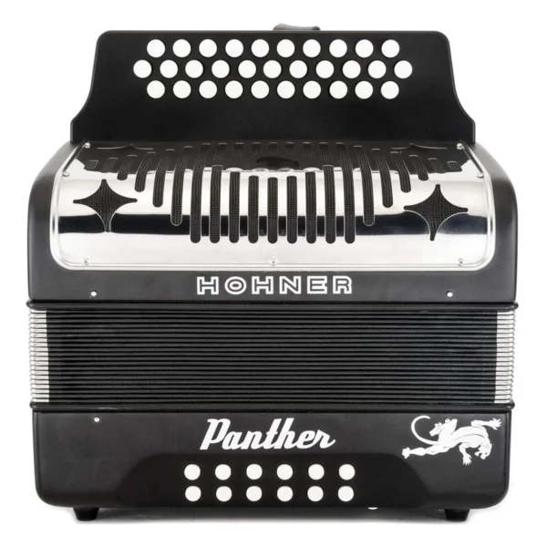 Hohner Panther Accordion GCF Black - Image 2