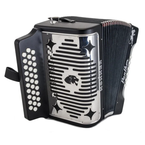 Hohner Panther Accordion GCF Black - Image 3