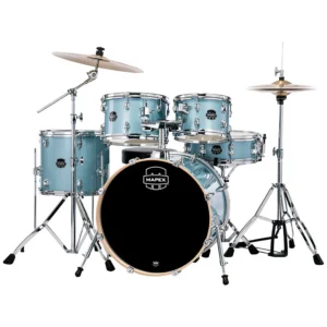 Mapex Venus 5 Pc Fusion Complete Setup VJ Aqua Blue Sparkle