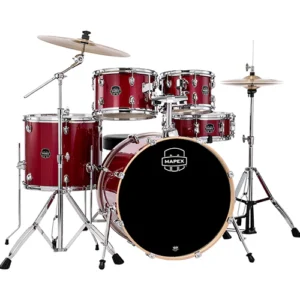 Mapex Venus 5 Pc Rock Complete Setup VM Crimson Red Sparkle