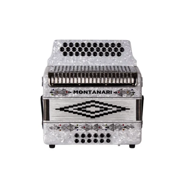 Montanari 3112 MG Accordion No Switch FBE White - Image 6