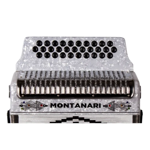 Montanari 3112 MG Accordion No Switch FBE White - Image 4