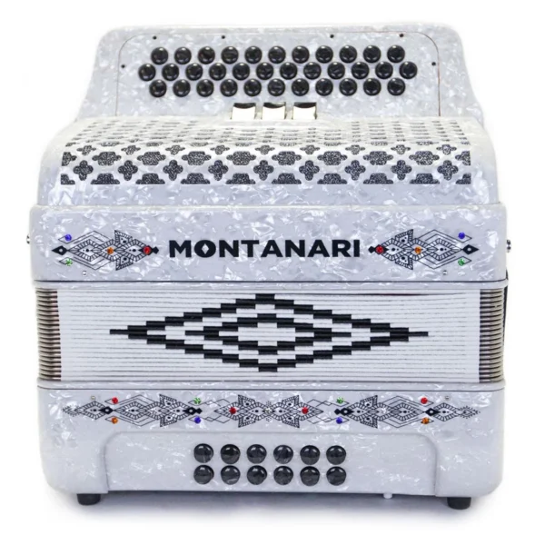 Montanari 3412 Accordion 3 Switch GCF White - Image 2