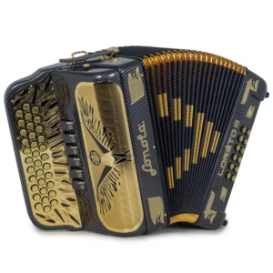 Sonola Loreto III Accordion 6 Switch FBE-EAD Black with Gold