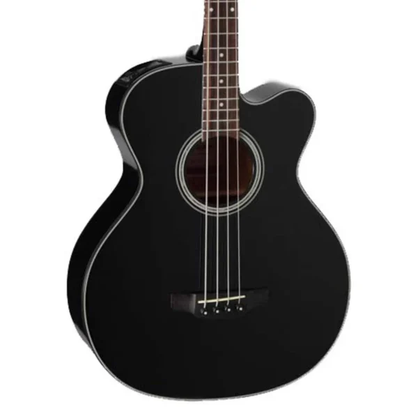 Takamine GB30CE Acoustic/Electric Bass Guitar Black - Image 2