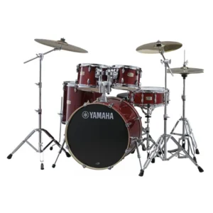 Yamaha Stage Custom Birch 5pc Drum Set w/22BD & 680 Hardware - Cranberry Red