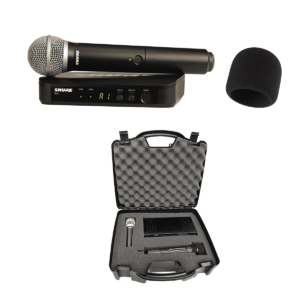 Shure BLX24/PG58 – Mic Foam Cover – CASEMATIX Studio Microphone Case