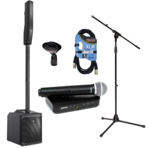 Electro-Voice EVOLVE 30M – BLX24/PG58 Wireless Mic – Mic Stand – Mic Clip – XLR Cable